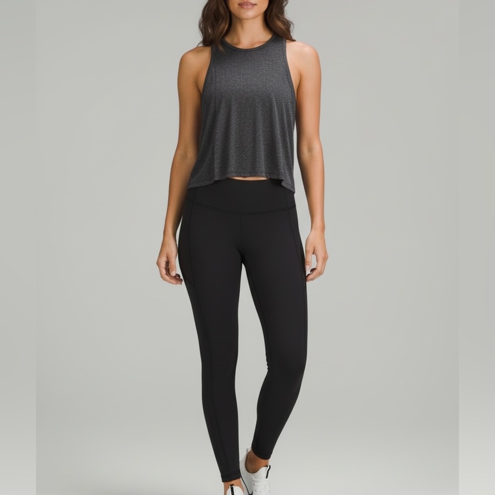 PINK Victoria's Secret Gray Boxy Muscle Tee